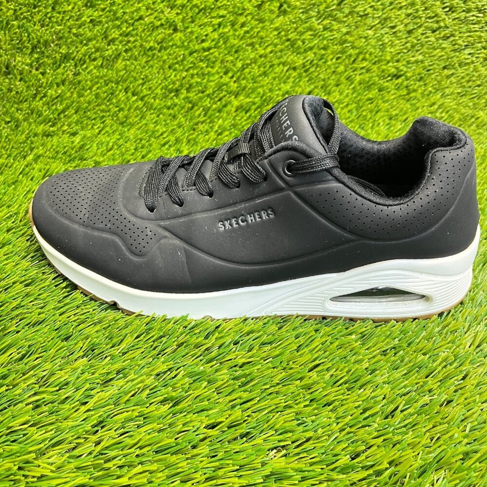 Skechers Uno Stand On Air Mens Size 9 Black Athletic Running Shoes Sneakers - Picture 3 of 10